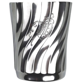 A good and attractive antique 950 sterling solid silver French Beaker C.19thC