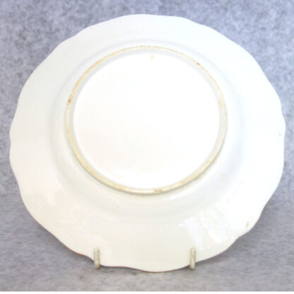A fine antique John Rose Coalport hockey sticks porcelain David Evans Plate C.1820 - Image 6