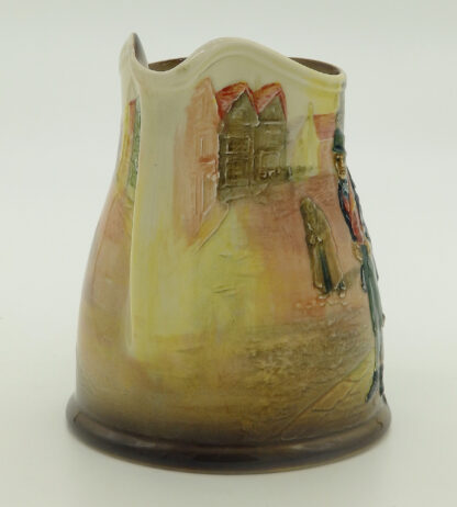 A scarce & good Royal Doulton relief pottery Series Dickensian Jug C.1930's - Image 3