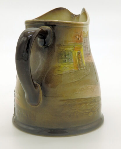 A scarce & good Royal Doulton relief pottery Series Dickensian Jug C.1930's - Image 5