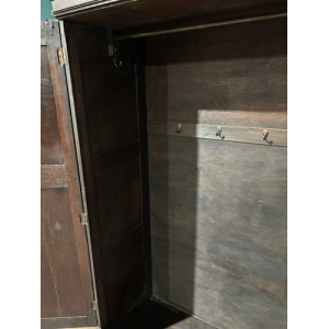 Early Oak Two Door Hall Wardrobe