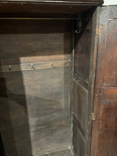 Early Oak Two Door Hall Wardrobe