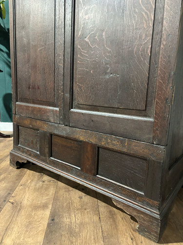 Early Oak Two Door Hall Wardrobe