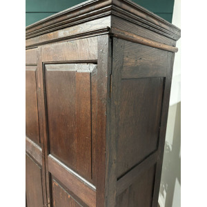 Early Oak Two Door Hall Wardrobe