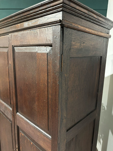 Early Oak Two Door Hall Wardrobe