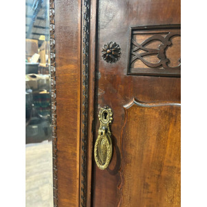 Edwardian Mahogany Wardrobe / Compactum
