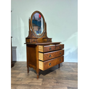 Edwardian Oak Dressing Table