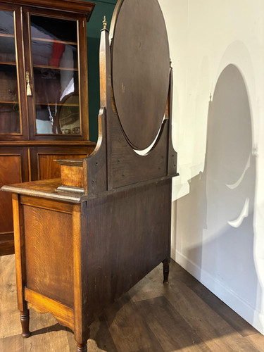 Edwardian Oak Dressing Table