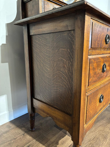 Edwardian Oak Dressing Table