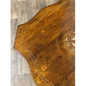 Edwardian Rosewood Inlaid Window Table