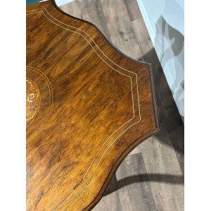 Edwardian Rosewood Inlaid Window Table