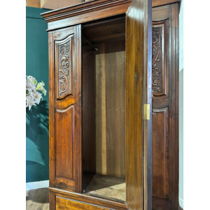 Edwardian Walnut Wardrobe