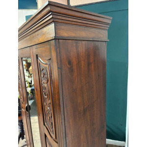Edwardian Walnut Wardrobe