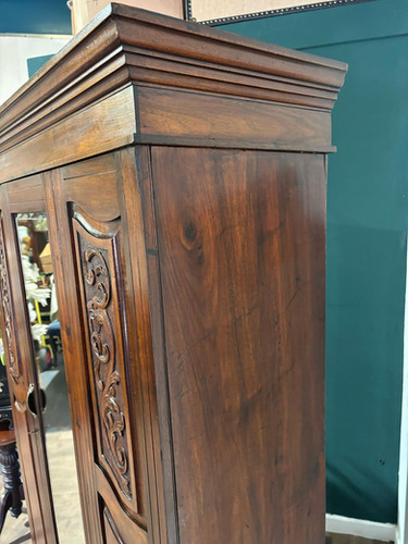 Edwardian Walnut Wardrobe