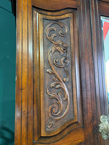 Edwardian Walnut Wardrobe