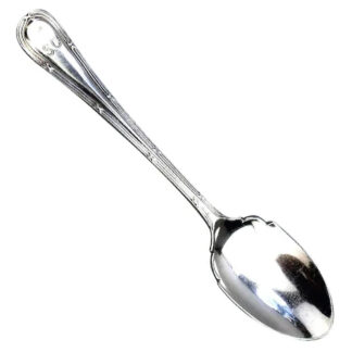 Antique solid silver English thread pattern Jam Spoon by William Hutton C.1925