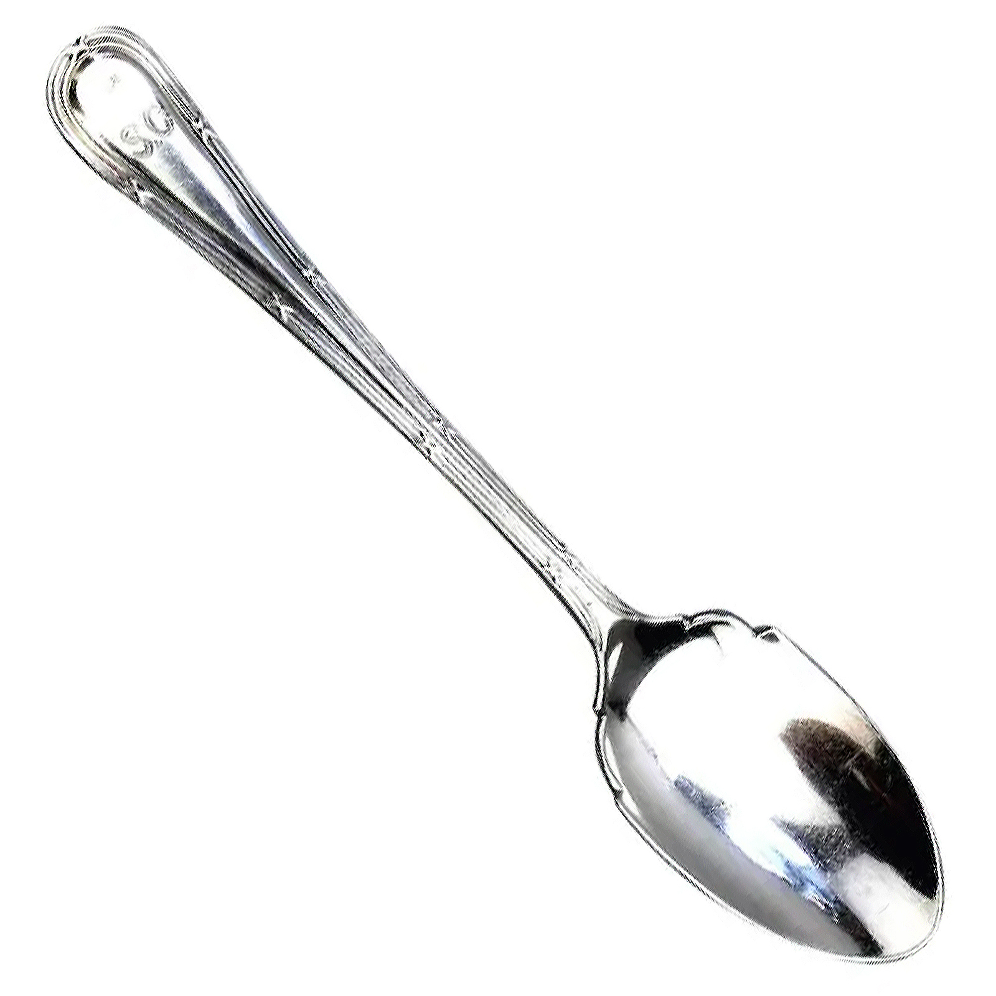 Antique solid silver English thread pattern Jam Spoon by William Hutton C.1925