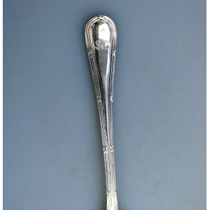 Antique solid silver English thread pattern Jam Spoon by William Hutton C.1925