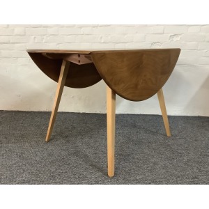 Ercol Windsor 384 Drop Leaf Dining Table In Original Natural Elm Finish.