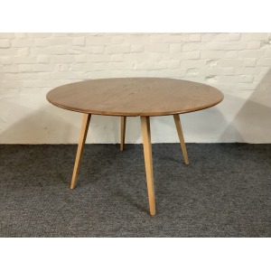 Ercol Windsor 384 Drop Leaf Dining Table In Original Natural Elm Finish.