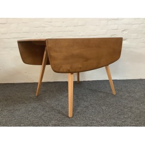 Ercol Windsor 492 Drop Leaf Dining Table In Natural Elm Finish.