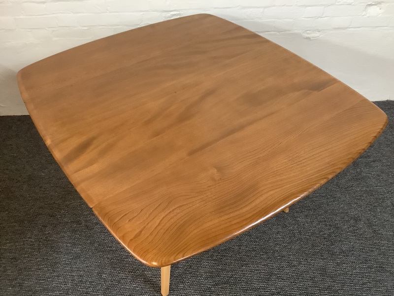 Ercol Windsor 492 Drop Leaf Dining Table In Natural Elm Finish.