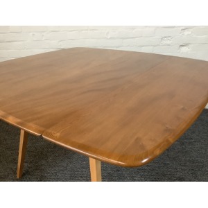 Ercol Windsor 492 Drop Leaf Dining Table In Natural Elm Finish.