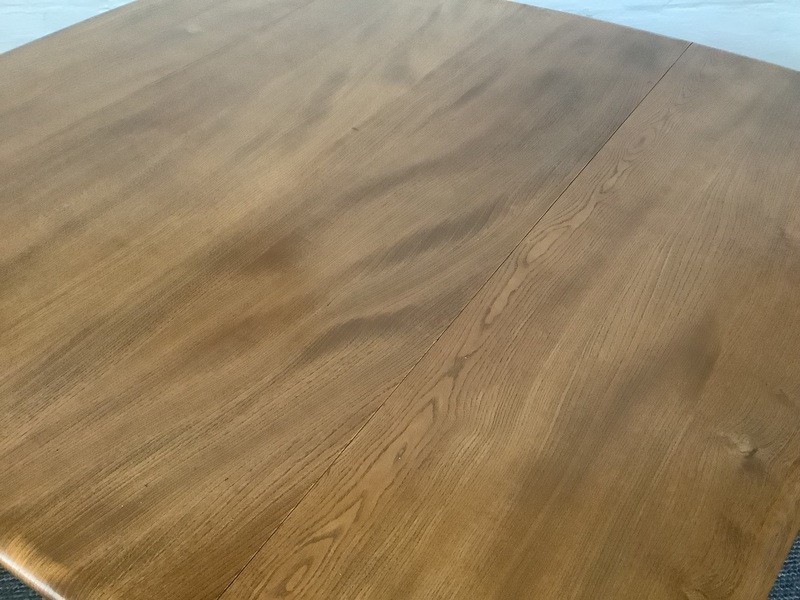 Ercol Windsor 492 Drop Leaf Dining Table In Natural Elm Finish.