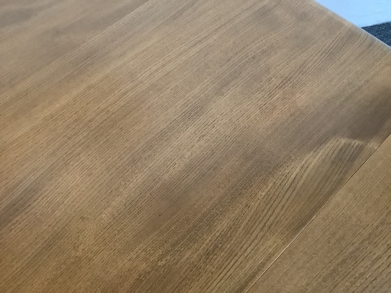 Ercol Windsor 492 Drop Leaf Dining Table In Natural Elm Finish.
