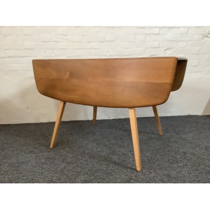 Ercol Windsor 492 Drop Leaf Dining Table In Natural Elm Finish.