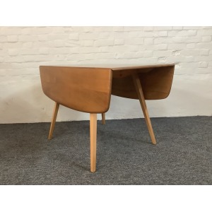 Ercol Windsor 492 Drop Leaf Dining Table In Natural Elm Finish.