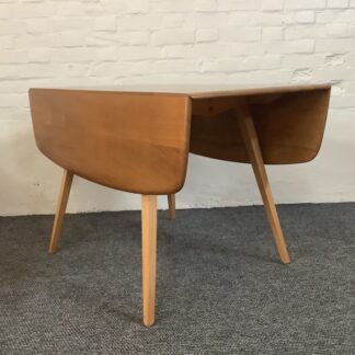 Ercol Windsor 492 Drop Leaf Dining Table In Natural Elm Finish.