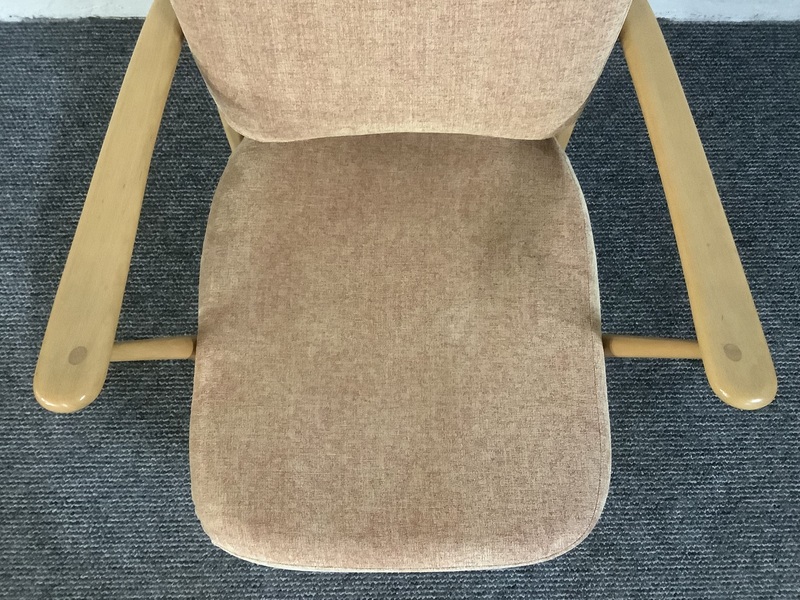 Ercol Windsor Bergere Easy Chair In Light Finish.