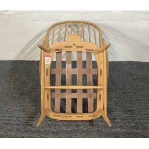 Ercol Windsor Bergere Easy Chair In Light Finish.