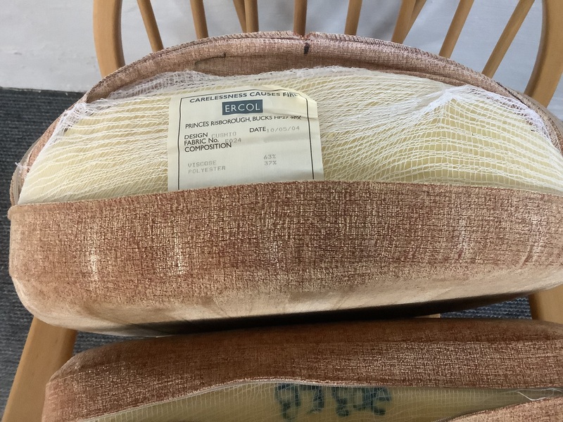 Ercol Windsor Bergere Easy Chair In Light Finish.
