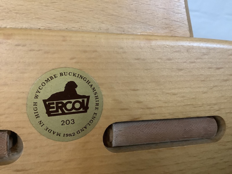 Ercol Windsor Bergere Easy Chair In Light Finish.