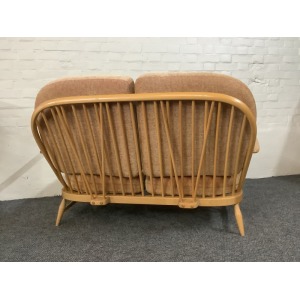 Ercol Windsor Bergere Two Seater Settee In Light Finish