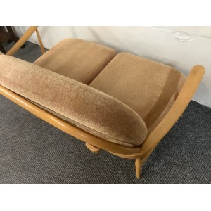 Ercol Windsor Bergere Two Seater Settee In Light Finish
