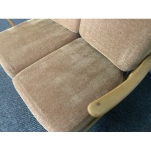 Ercol Windsor Bergere Two Seater Settee In Light Finish