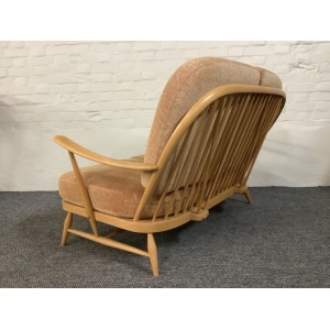 Ercol Windsor Bergere Two Seater Settee In Light Finish