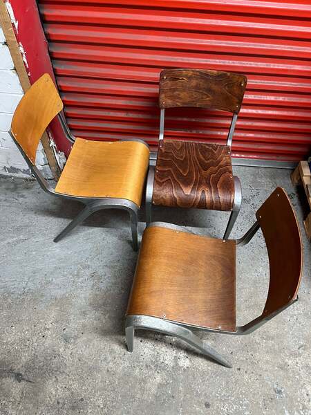 Esavian Children’s Stacking School Chair By James Leonard, 1950s Height 40cm
