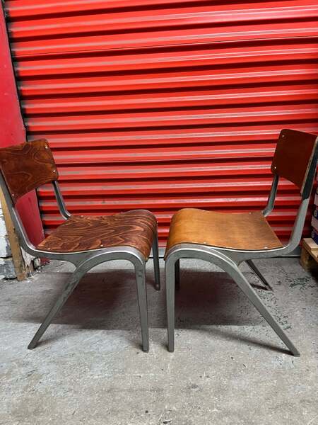 Esavian Children’s Stacking School Chair By James Leonard, 1950s Height 40cm