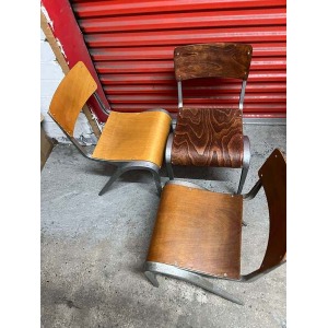 Esavian Children’s Stacking School Chair By James Leonard, 1950s Height 40cm