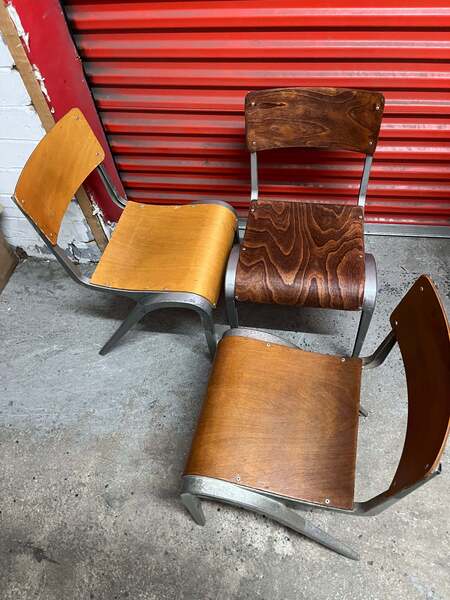 Esavian Children’s Stacking School Chair By James Leonard, 1950s Height 40cm