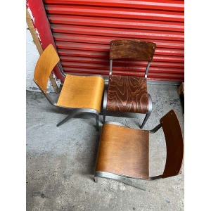 Esavian Children’s Stacking School Chair By James Leonard, 1950s Height 40cm