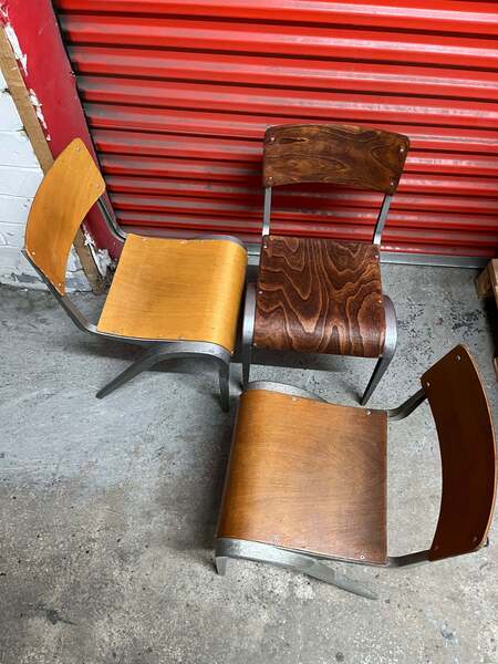 Esavian Children’s Stacking School Chair By James Leonard, 1950s Height 40cm
