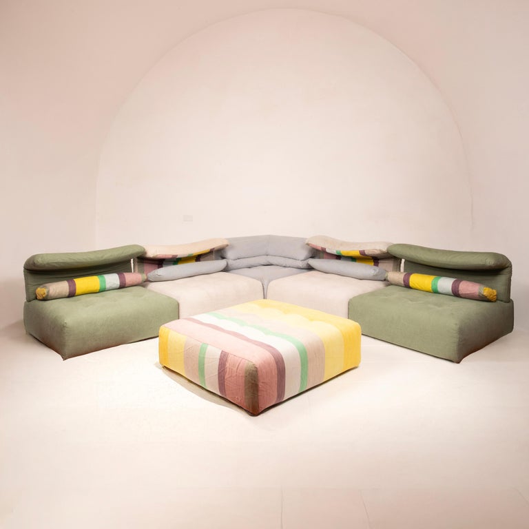 "Immobile Voyage" Modular Sofa by Studio Roche Bobois x Kenzo