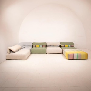 "Immobile Voyage" Modular Sofa by Studio Roche Bobois x Kenzo
