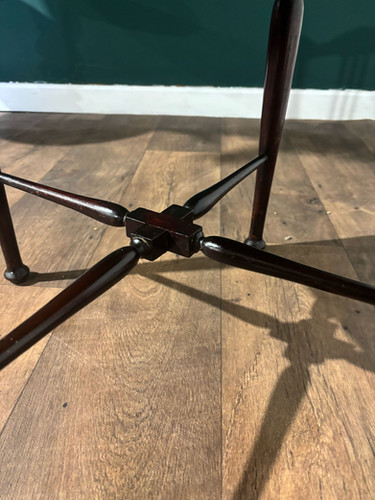 Inlaid Mahogany Corner Chair