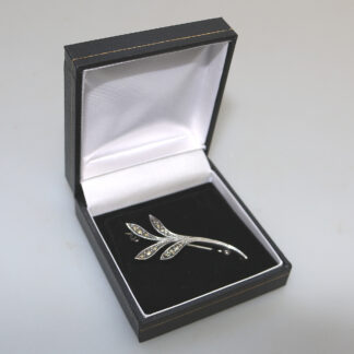 English solid silver & Marcasite Bernard Instone designer novelty Brooch C.1963